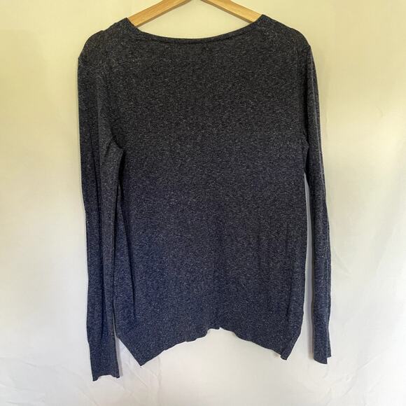 GAP navy v-neck sweater knit women's size XS casual soft winter top fall - Picture 5 of 5
